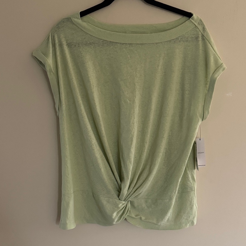 New Liverpool Light Green Short Sleeve Top